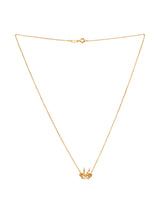 Gemini 18K Gold Necklace w. Diamonds