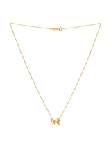 Taurus 18K Gold Necklace w. Diamonds