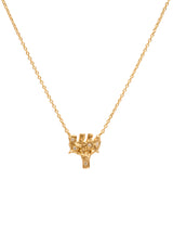 Virgo 18K Gold Necklace w. Diamonds