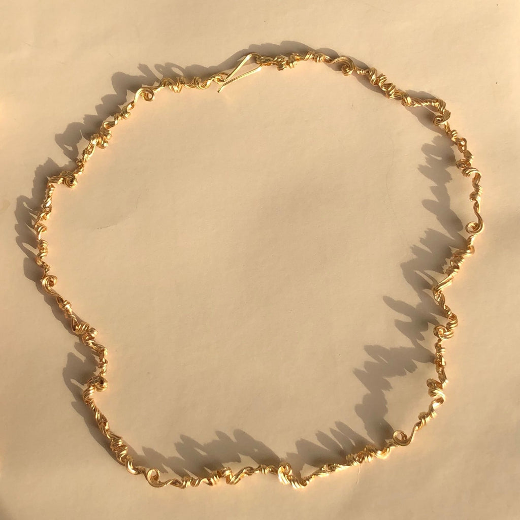 Fouettés 24K Gold Plated Necklace