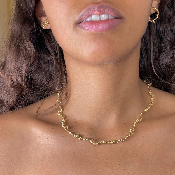Fouettés 24K Gold Plated Necklace