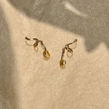 Puakai South 14K Gold Earrings w. Pearls