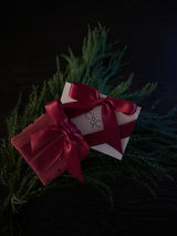 Small Star White Rhodium on Silver Necklace w. Diamonds