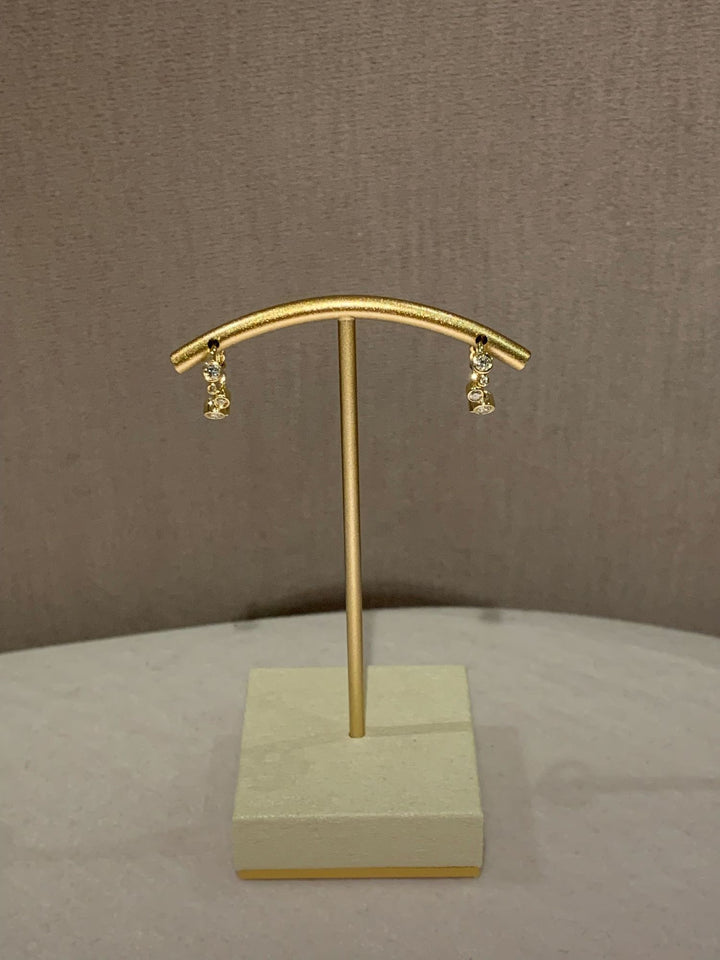 Lulu 14K Guld eller Hvidguld Hoops m. 0,48 ct Diamanter