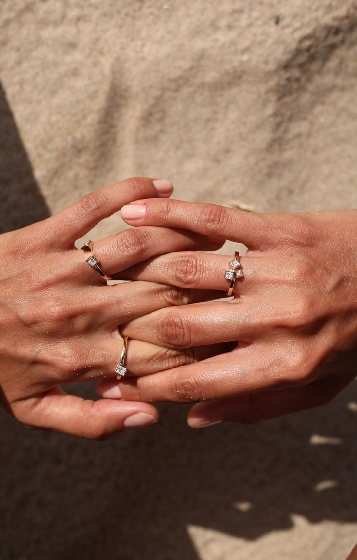 Bloom 12 18K Or 14K Gold, Whitegold or Rosegold Ring  w. Diamonds