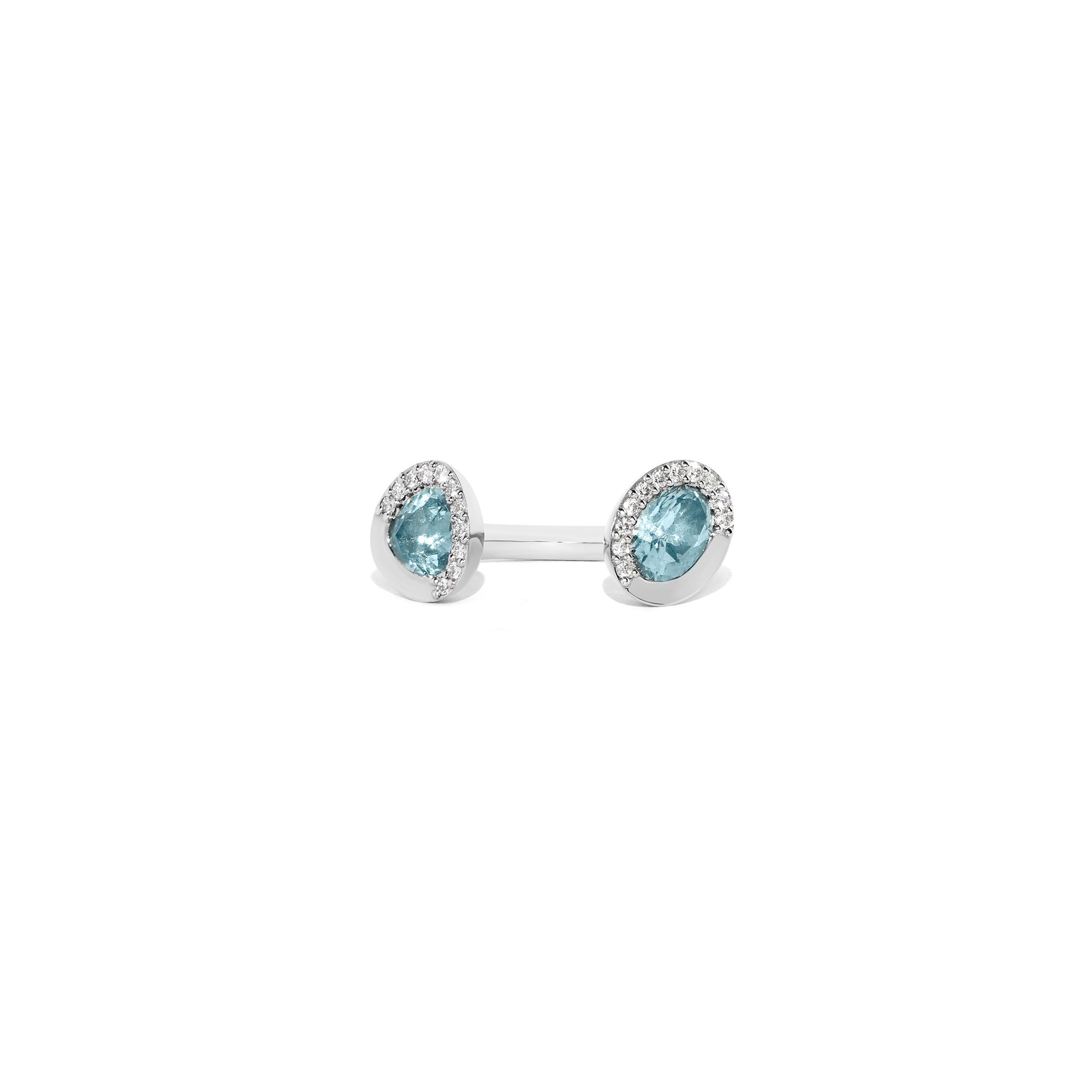 Bloom 6 18K eller 14K Guld, Hvidgulds eller Rosaguld Ring m. Turmalin & Diamanter