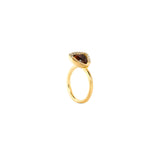 Bloom 3 18K Or 14K Gold, Whitegold or Rosegold Ring  w. Tourmaline & Diamonds