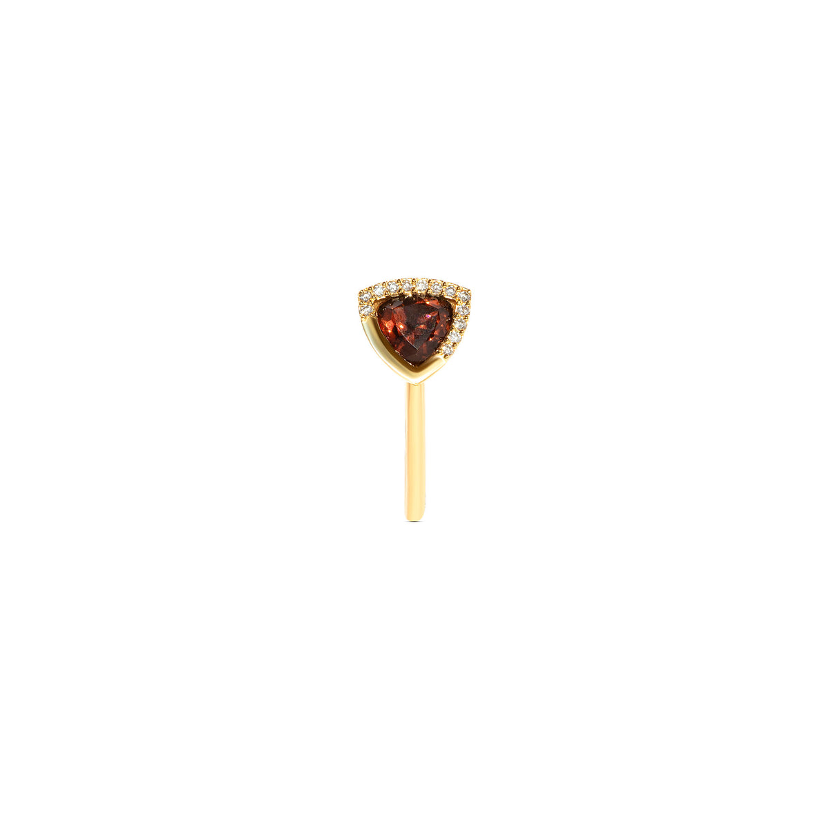 Bloom 3 18K Or 14K Gold, Whitegold or Rosegold Ring  w. Tourmaline & Diamonds