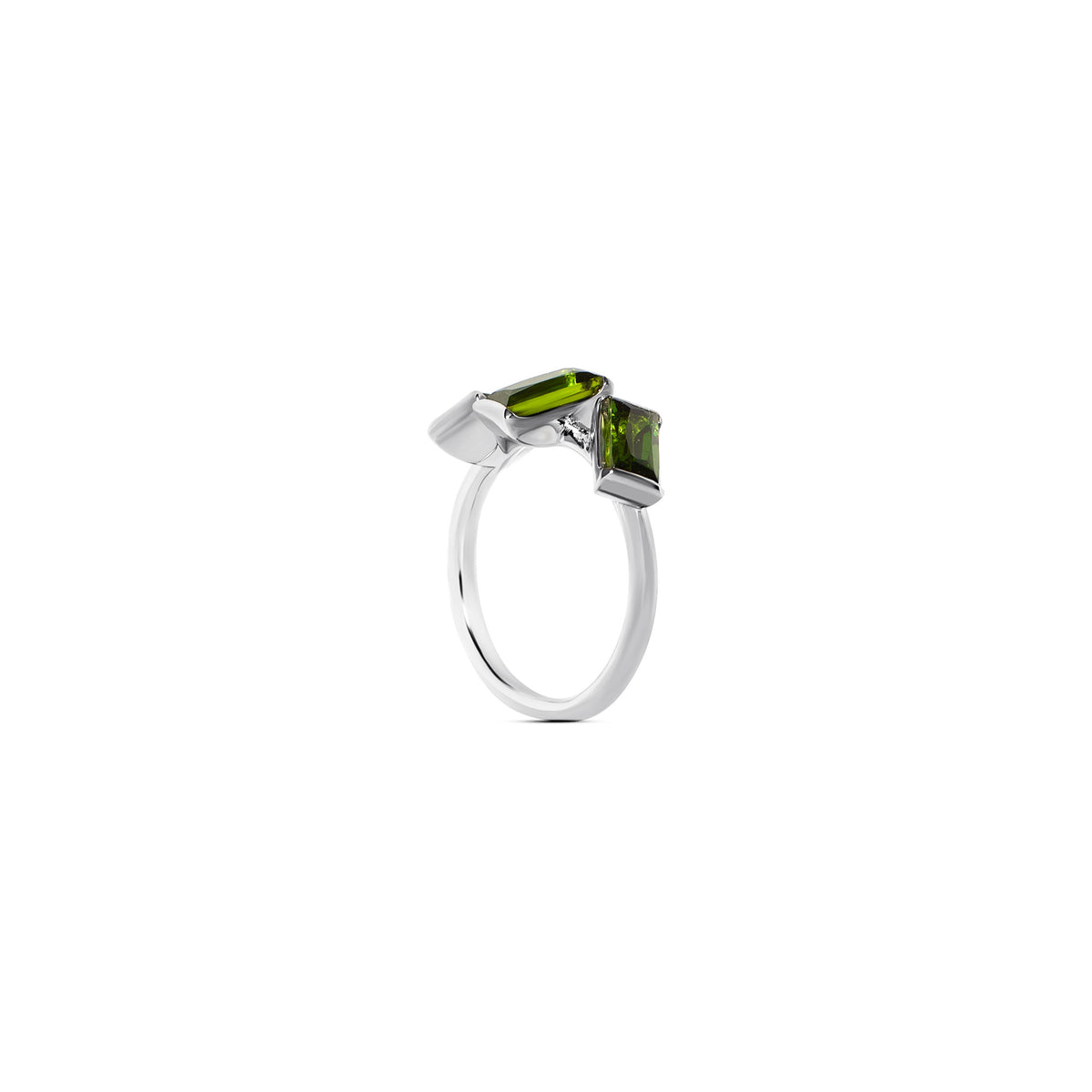 Bloom 4 18K Or 14K Gold, Whitegold or Rosegold Ring  w. Tourmalines