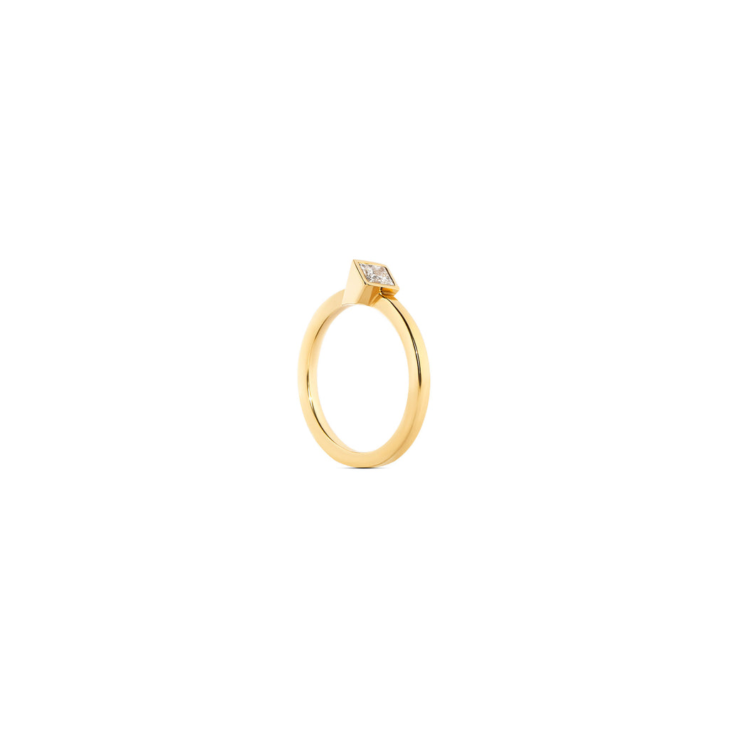 Bloom 9 18K eller 14K Guld, Hvidgulds eller Rosaguld Ring m. Diamanter