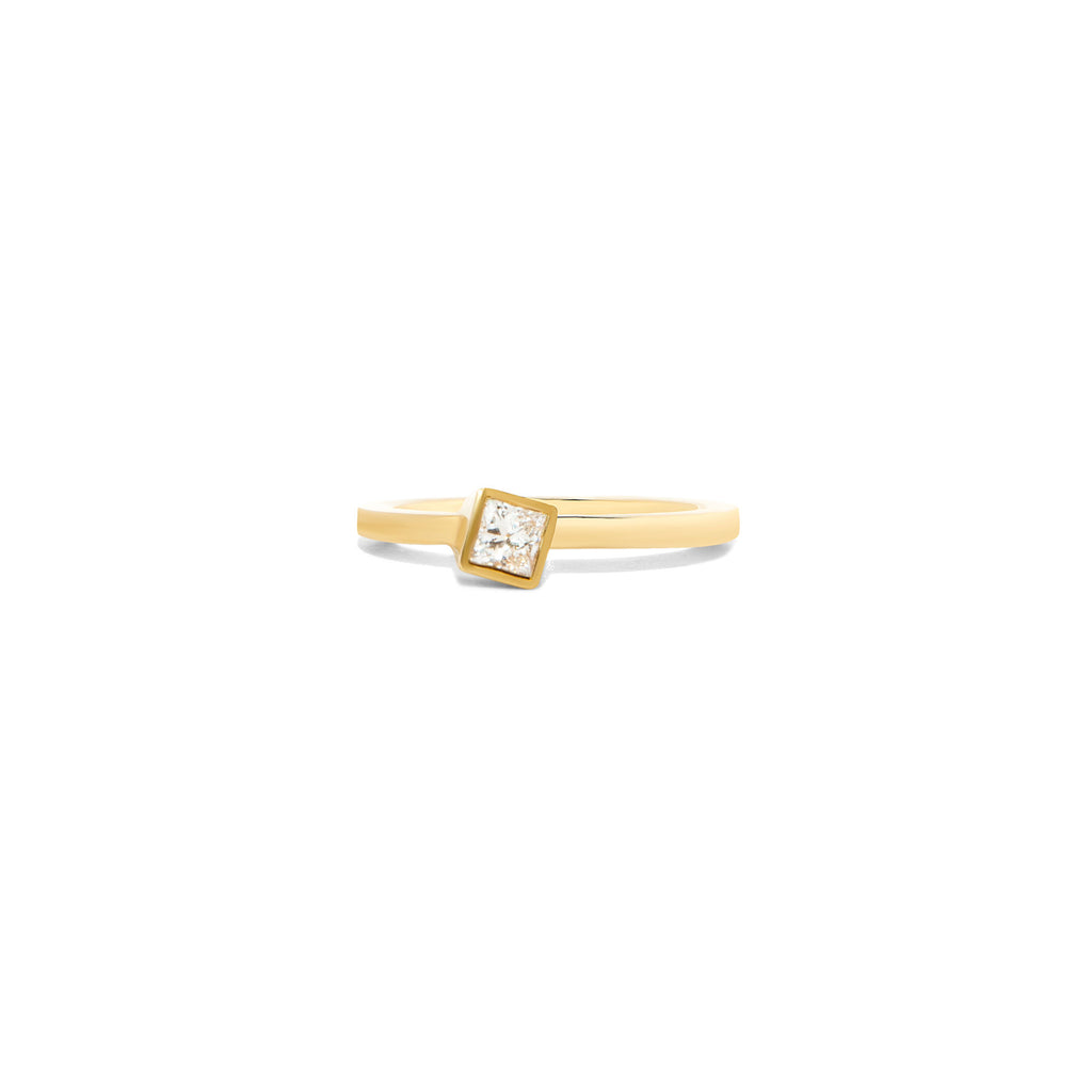 Bloom 9 18K eller 14K Guld, Hvidgulds eller Rosaguld Ring m. Diamanter