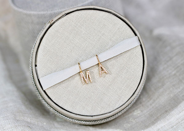 My M 18K Guld Vedhæng m. Diamanter