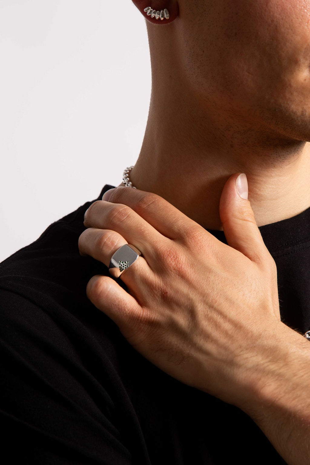 IX Otto Silver Ring w. Zirconia