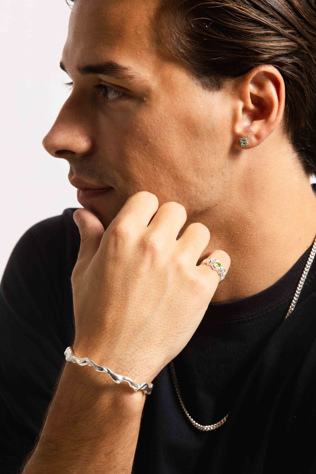 IX Axel Silberarmband