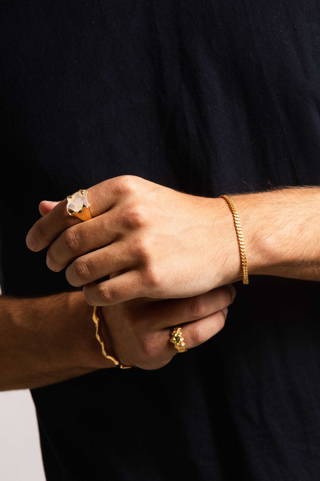 IX Lolo 22K Gold Plated Ring