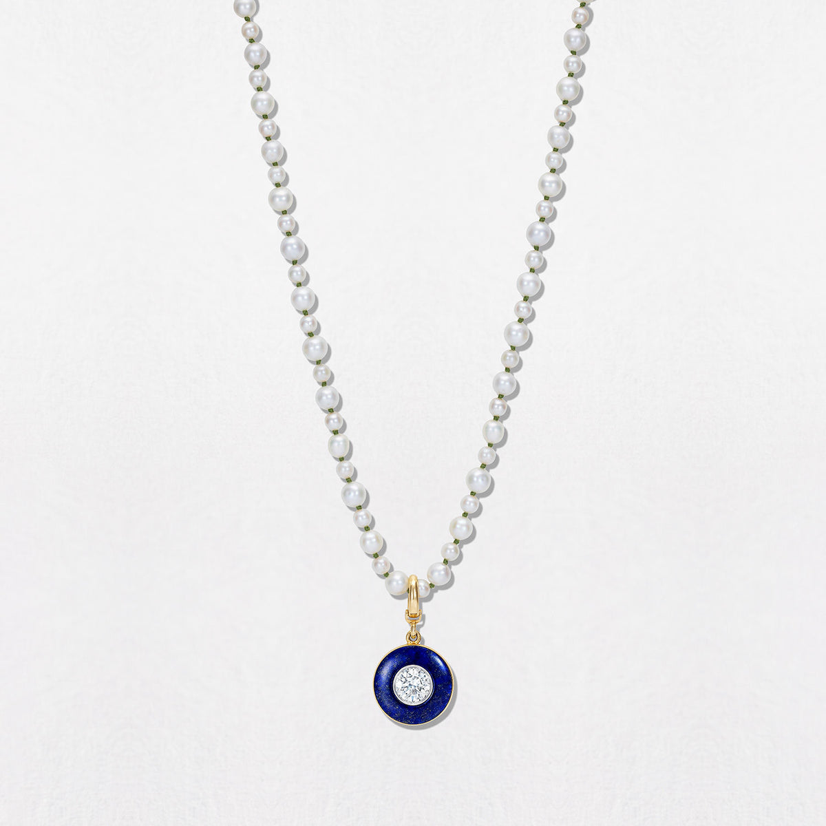 Lapis & Diamant 18k Guld Vedhæng
