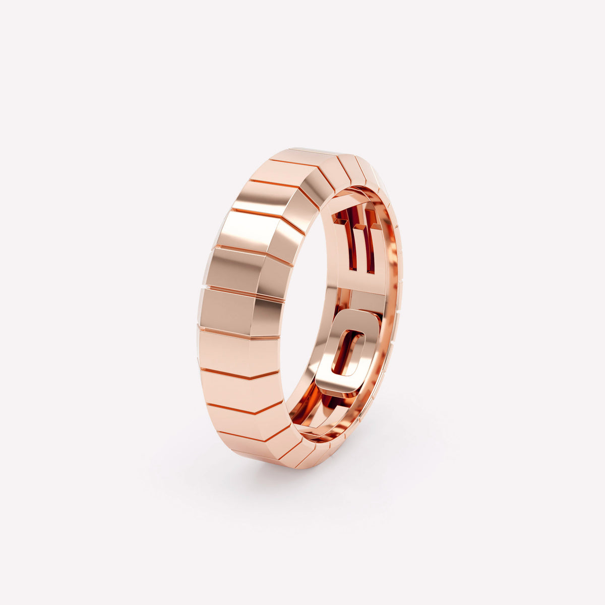 Eternity Engraved 18K Whitegold Ring