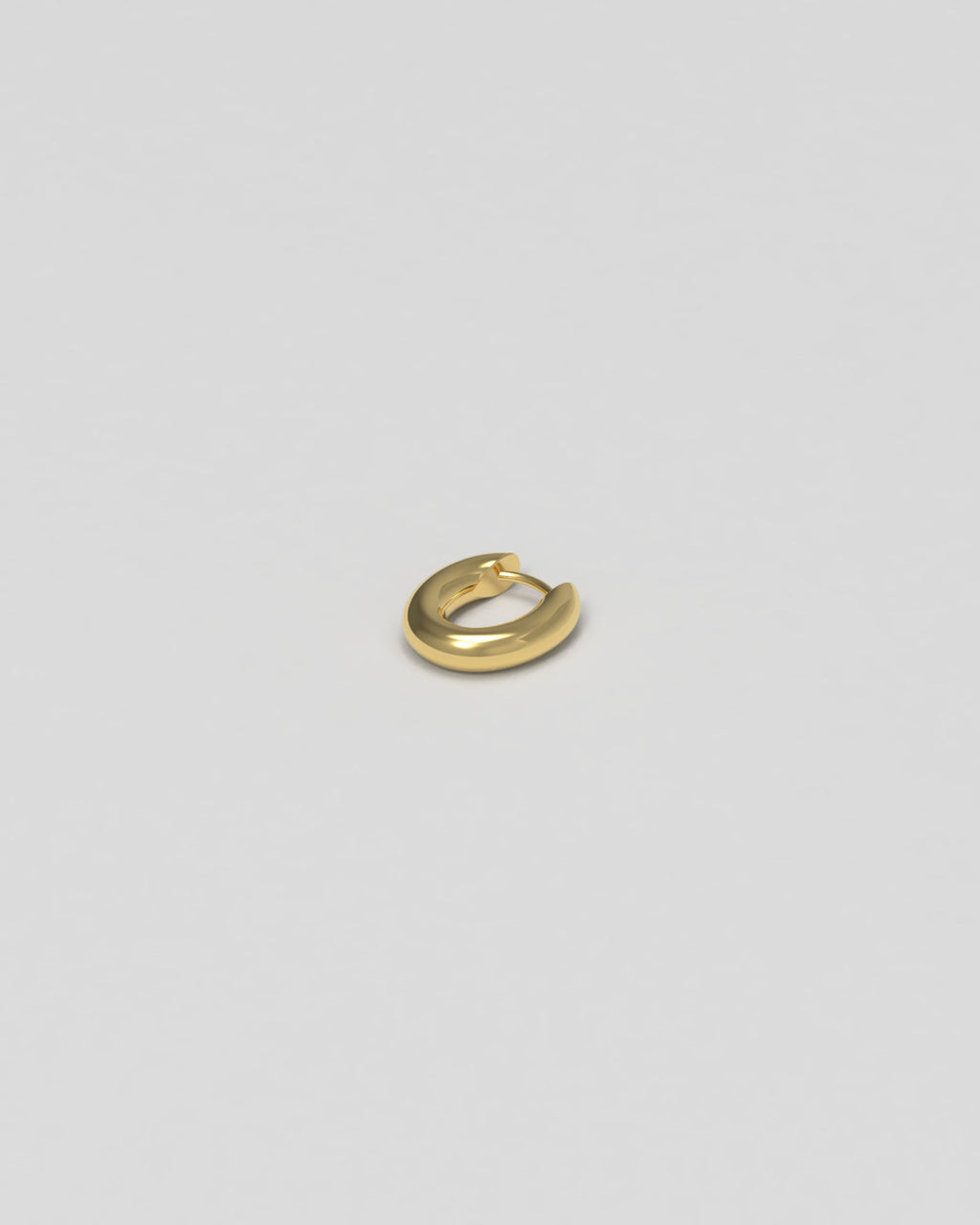 Chunky Tiny Hoops aus 18K Gold