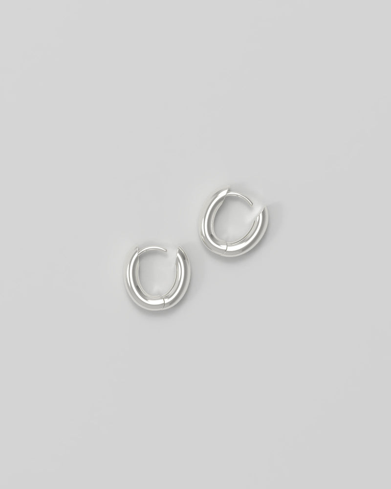 Chunky Tiny Hoops aus Silber