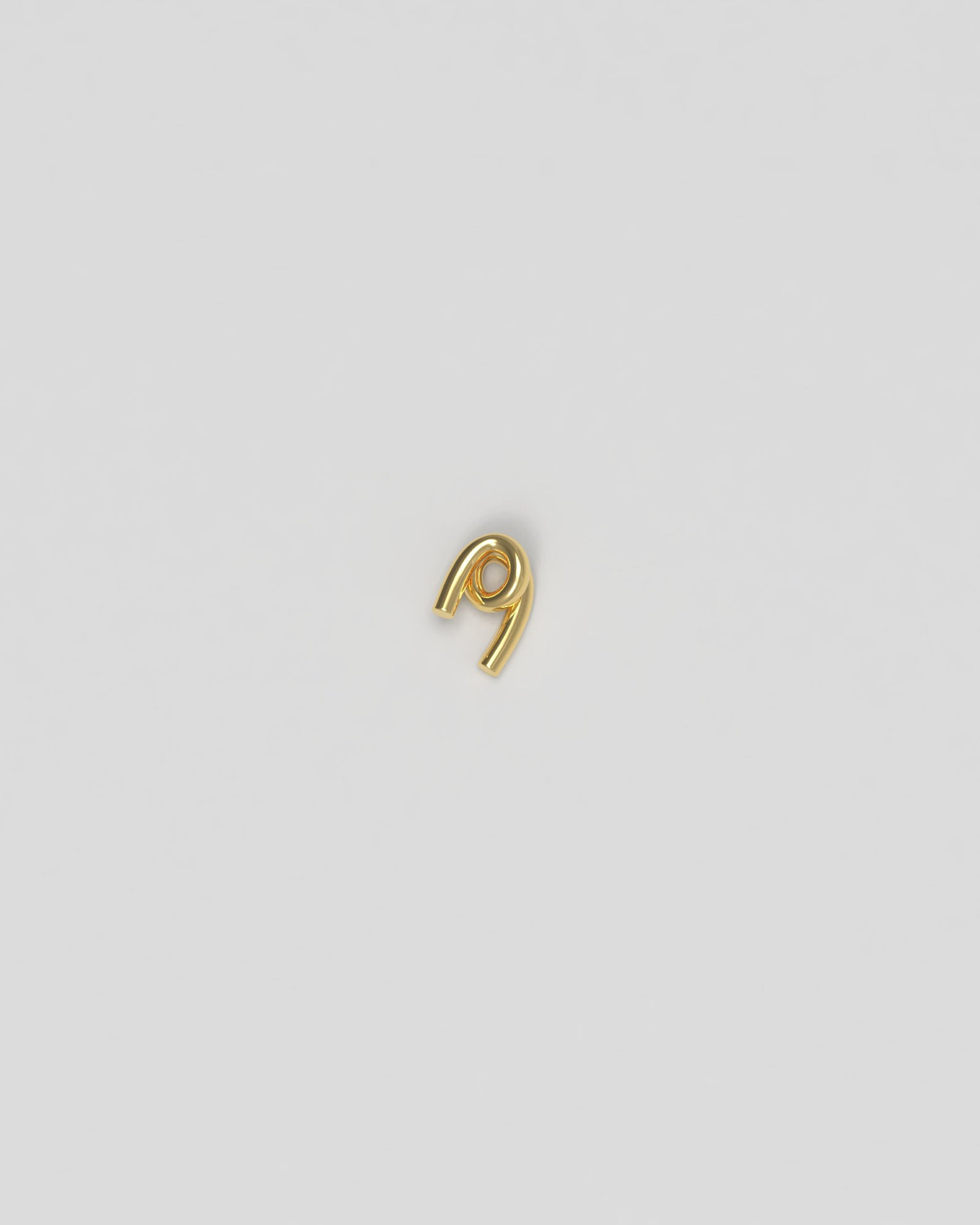Rose Charm 14K Gold Pendant