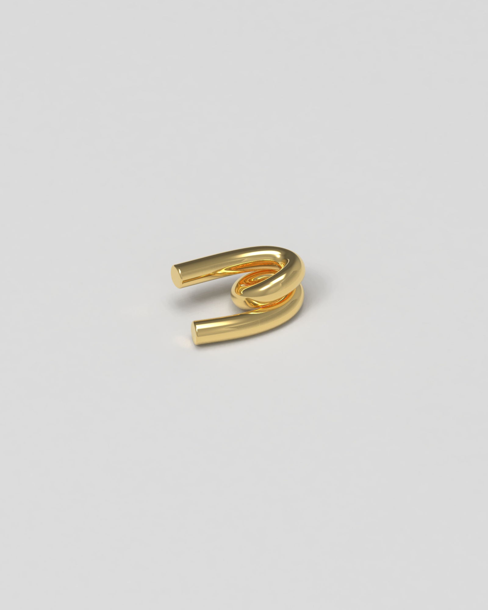 Rose Large 14K Gold Pendant