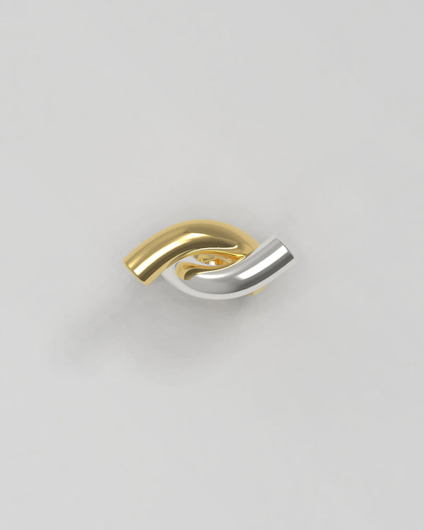 Rose Ring aus Gold & Silber