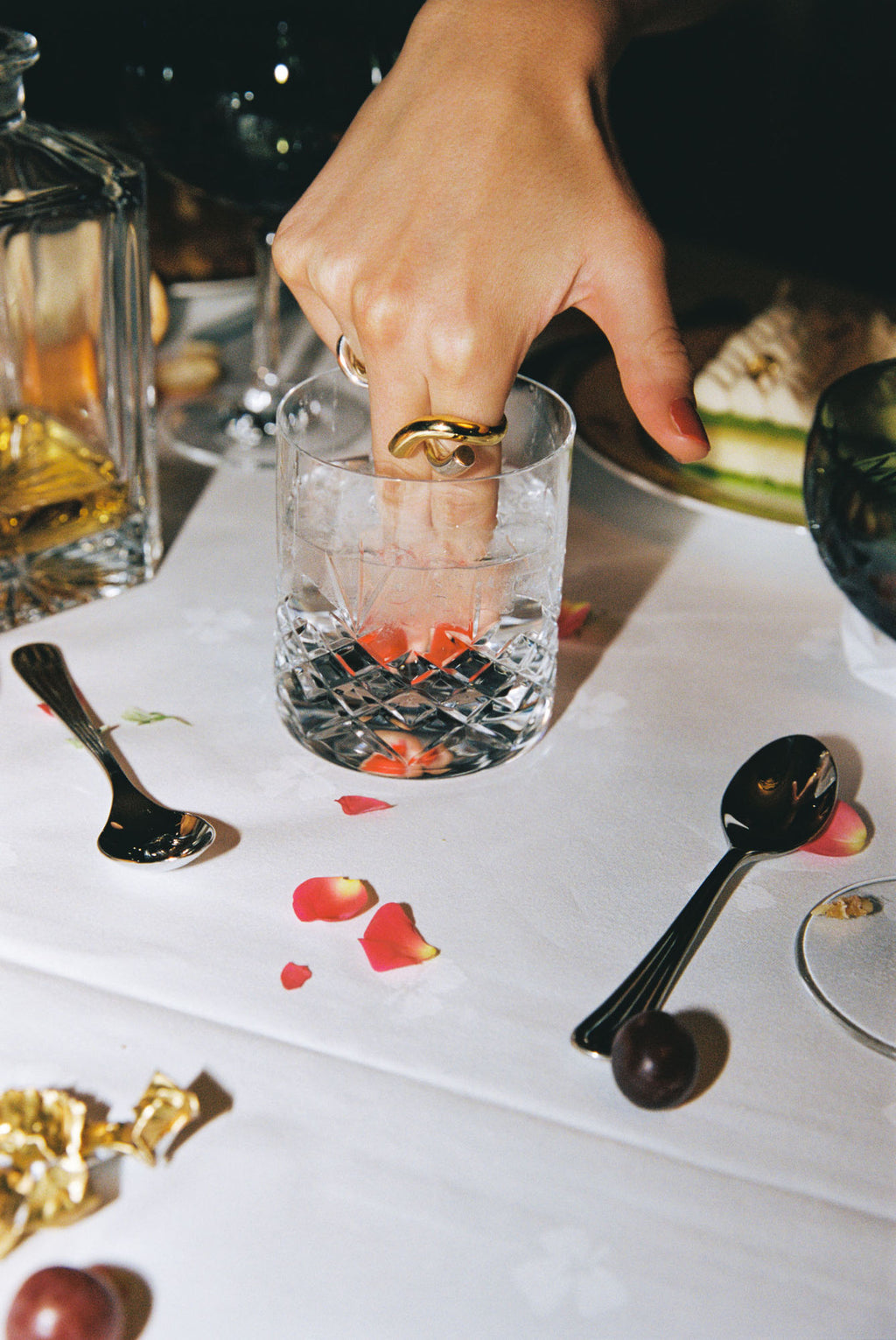 Rose Ring aus Gold & Silber