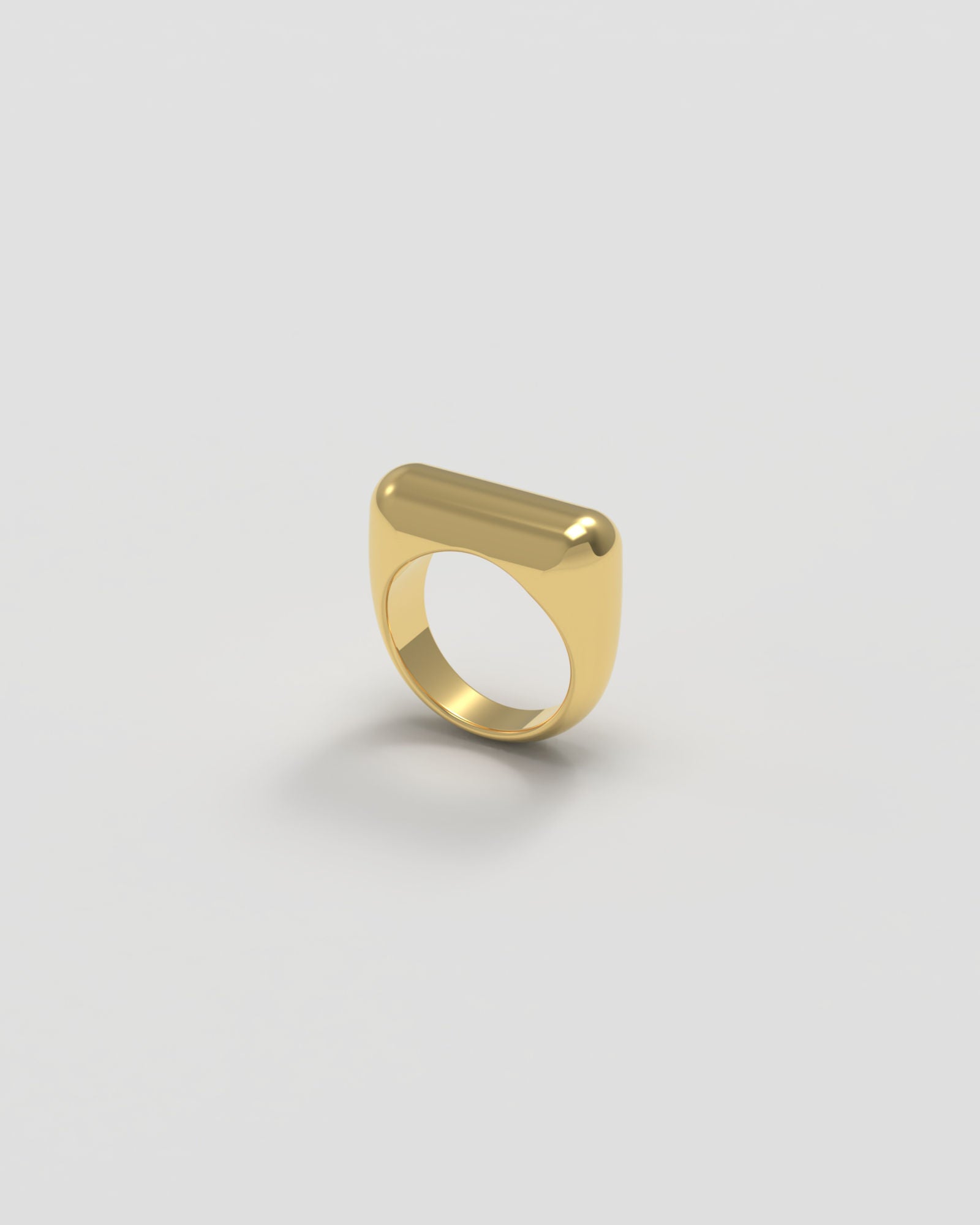 Sculpt Thick 14K Gold Ring