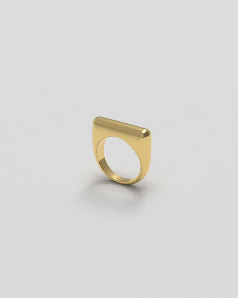 Sculpt Slim 18K Gold Ring