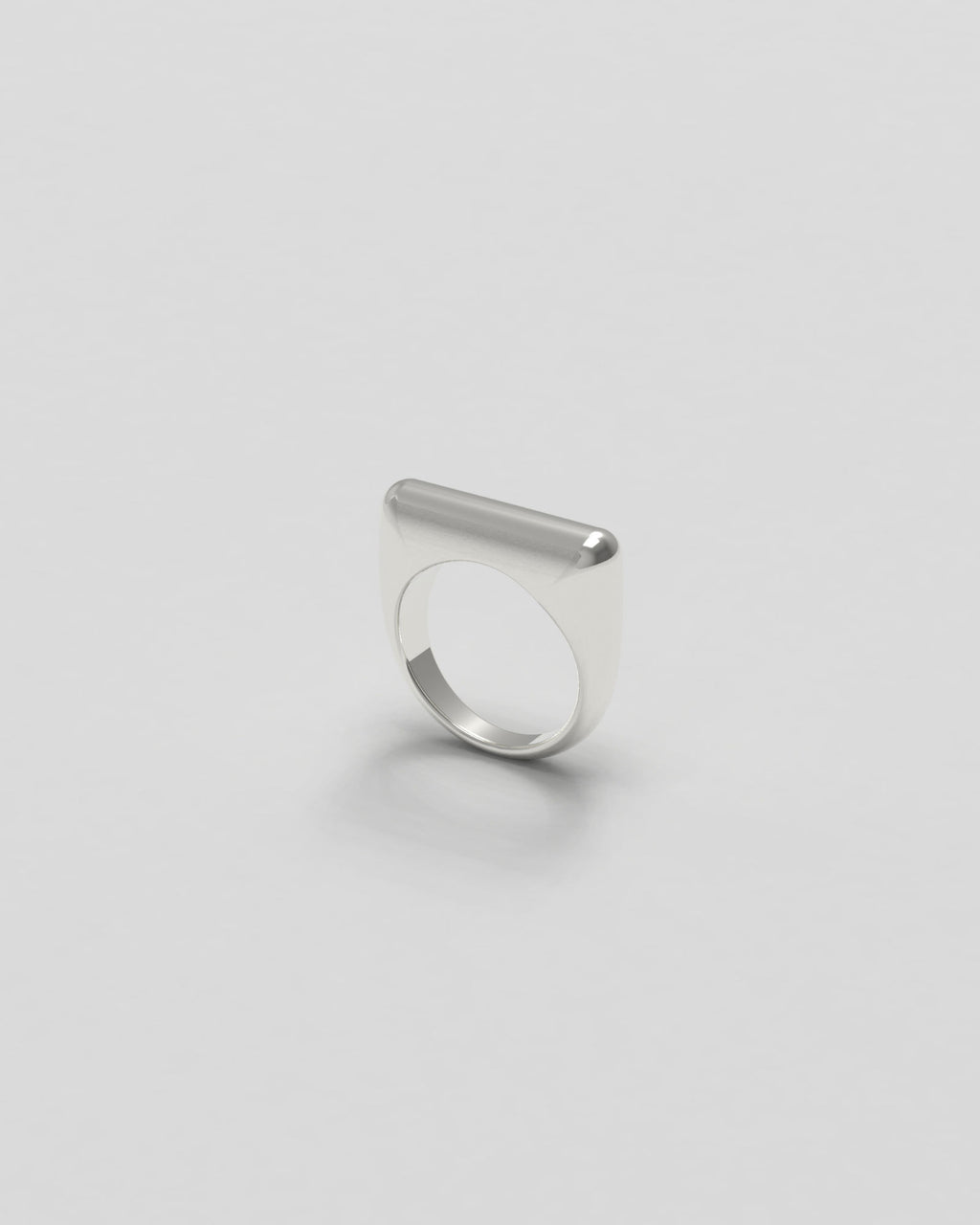 Sculpt Slim Silver Ring