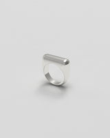 Sculpt Thick Silver Ring
