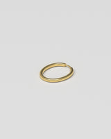 Slim Large 18K Guld Hoops