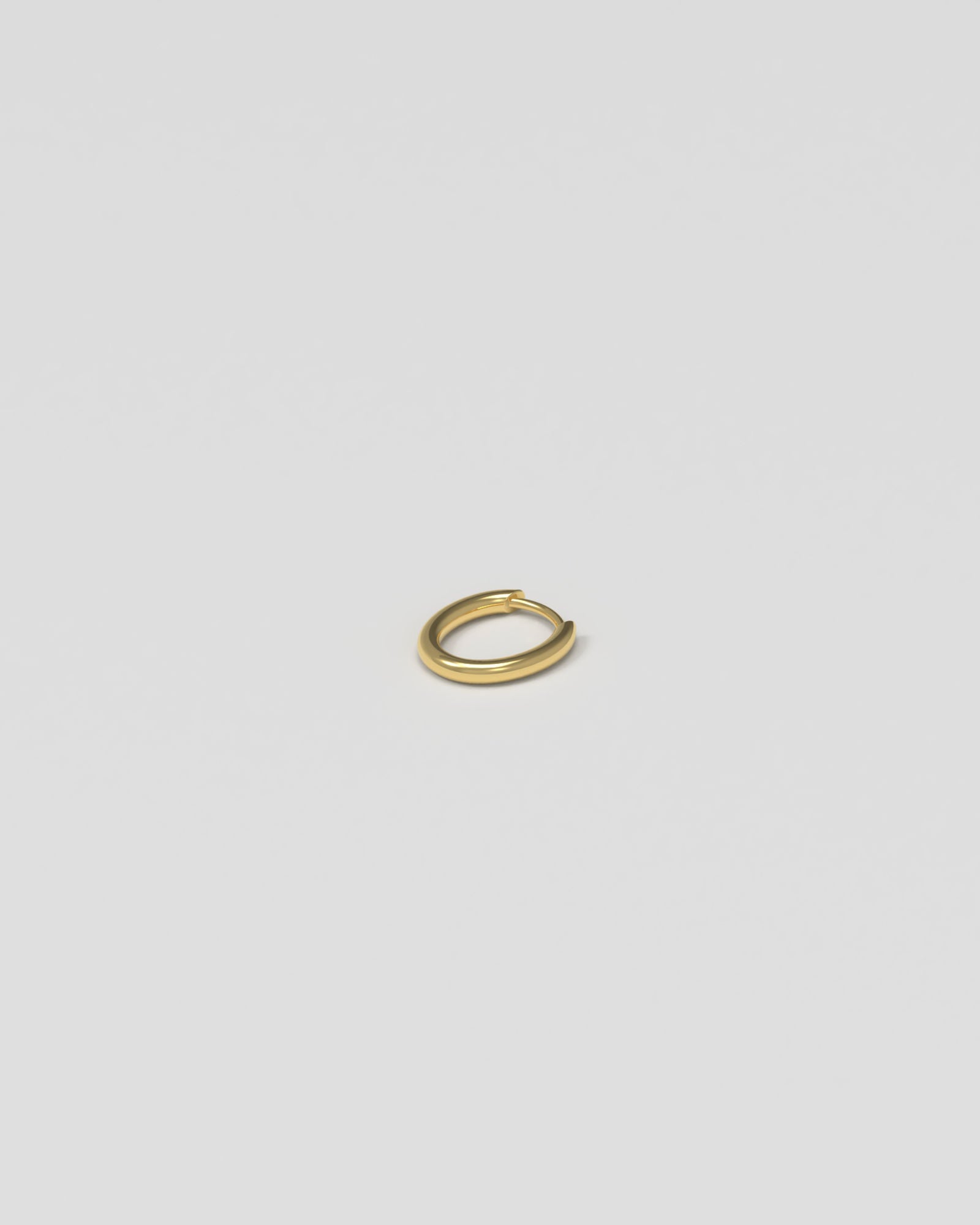 Slim Tiny 14K Gold Hoops