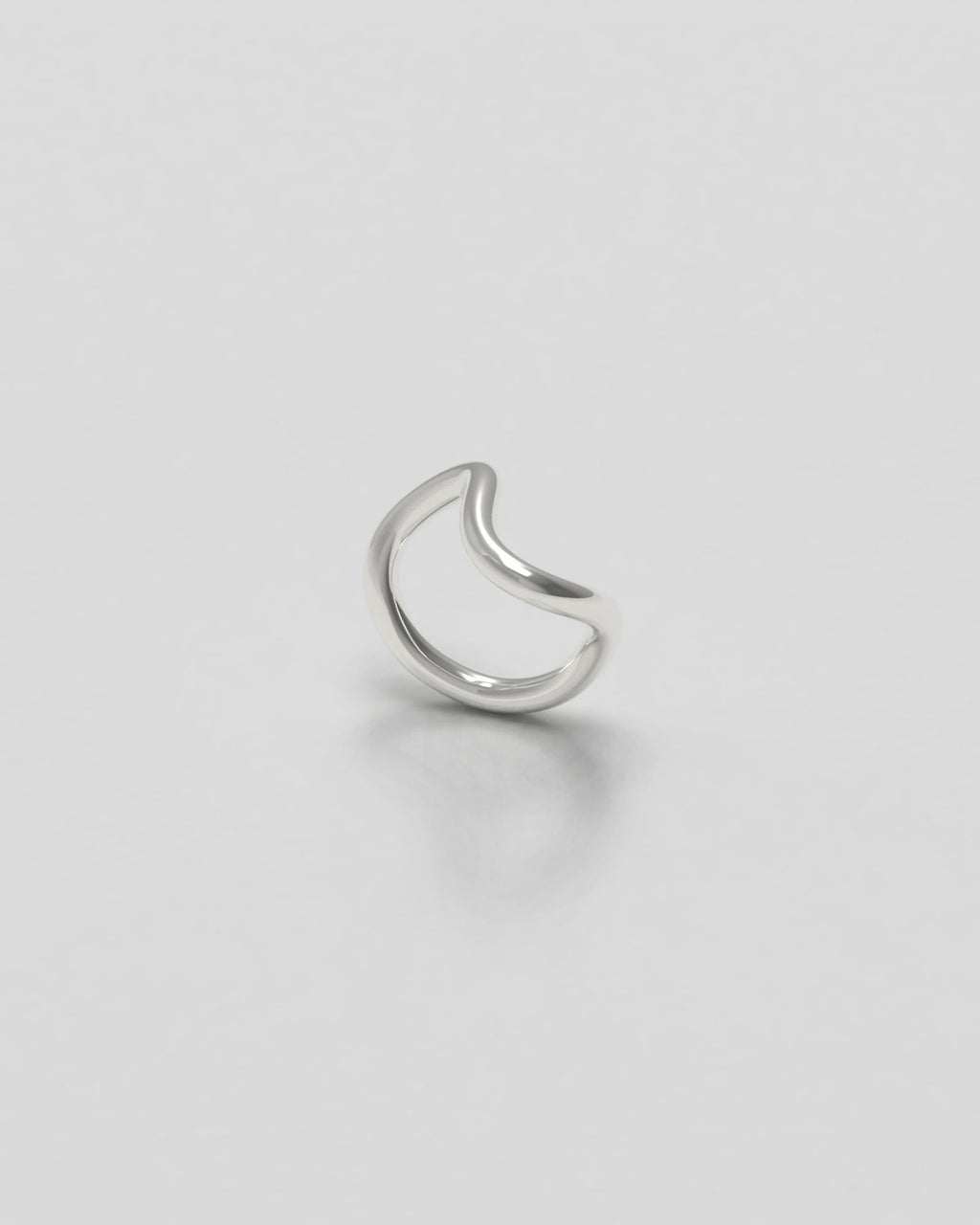 Thorn Band II Silver Ring