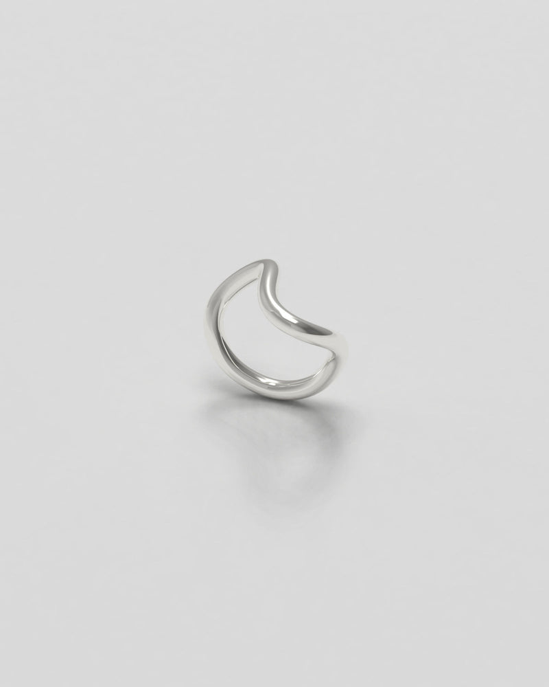 Thorn Band II Silver Ring