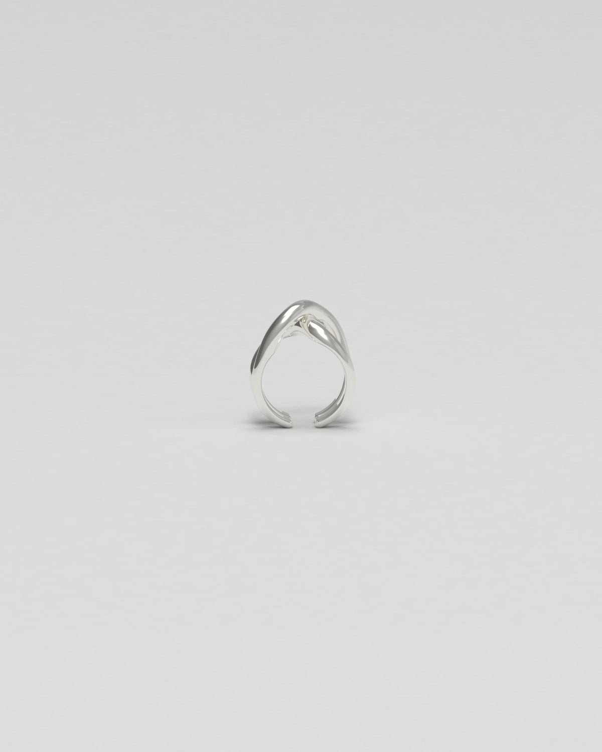Thorn Dornen doppeltes Earcuff aus Silber