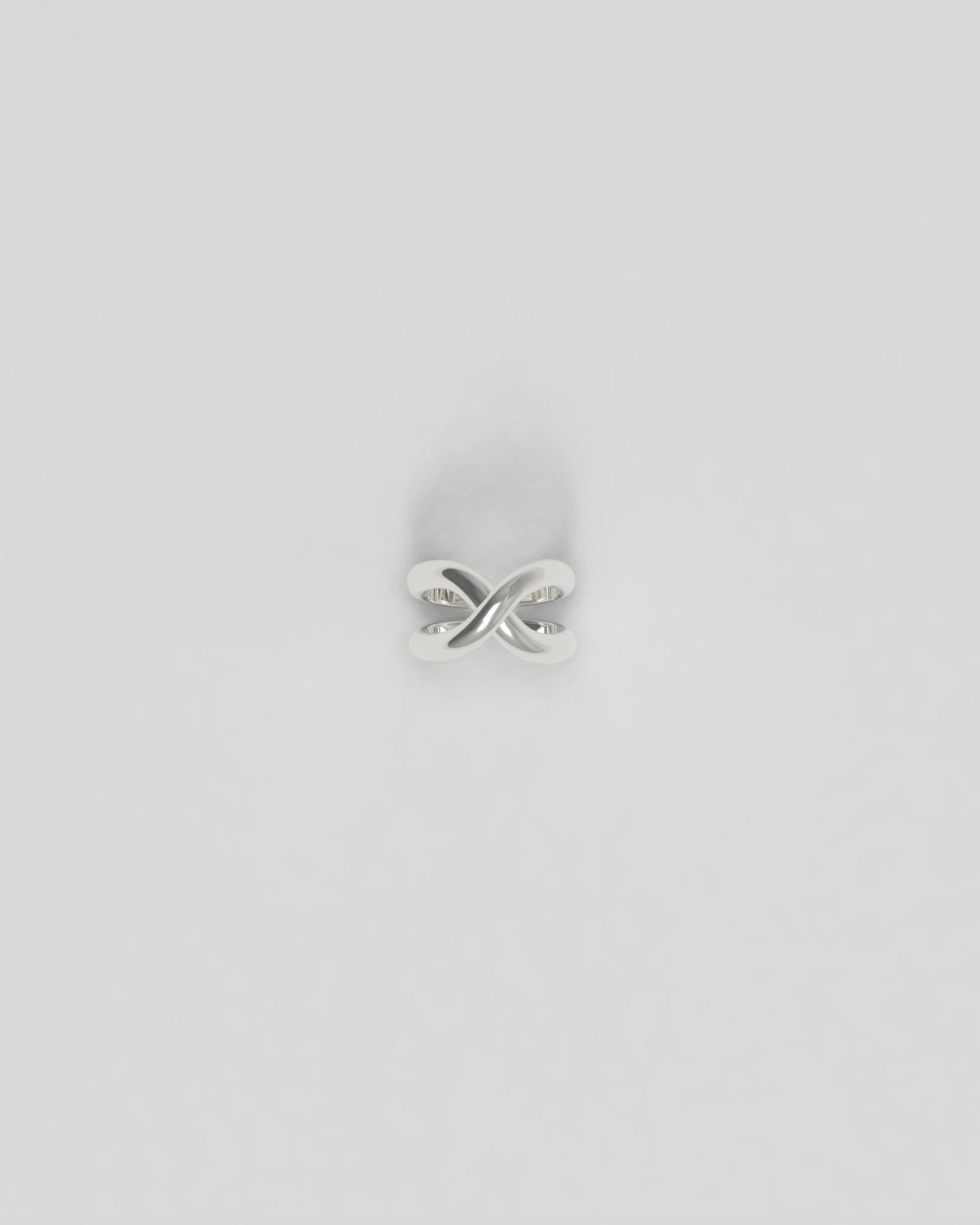 Thorn Dornen doppeltes Earcuff aus Silber