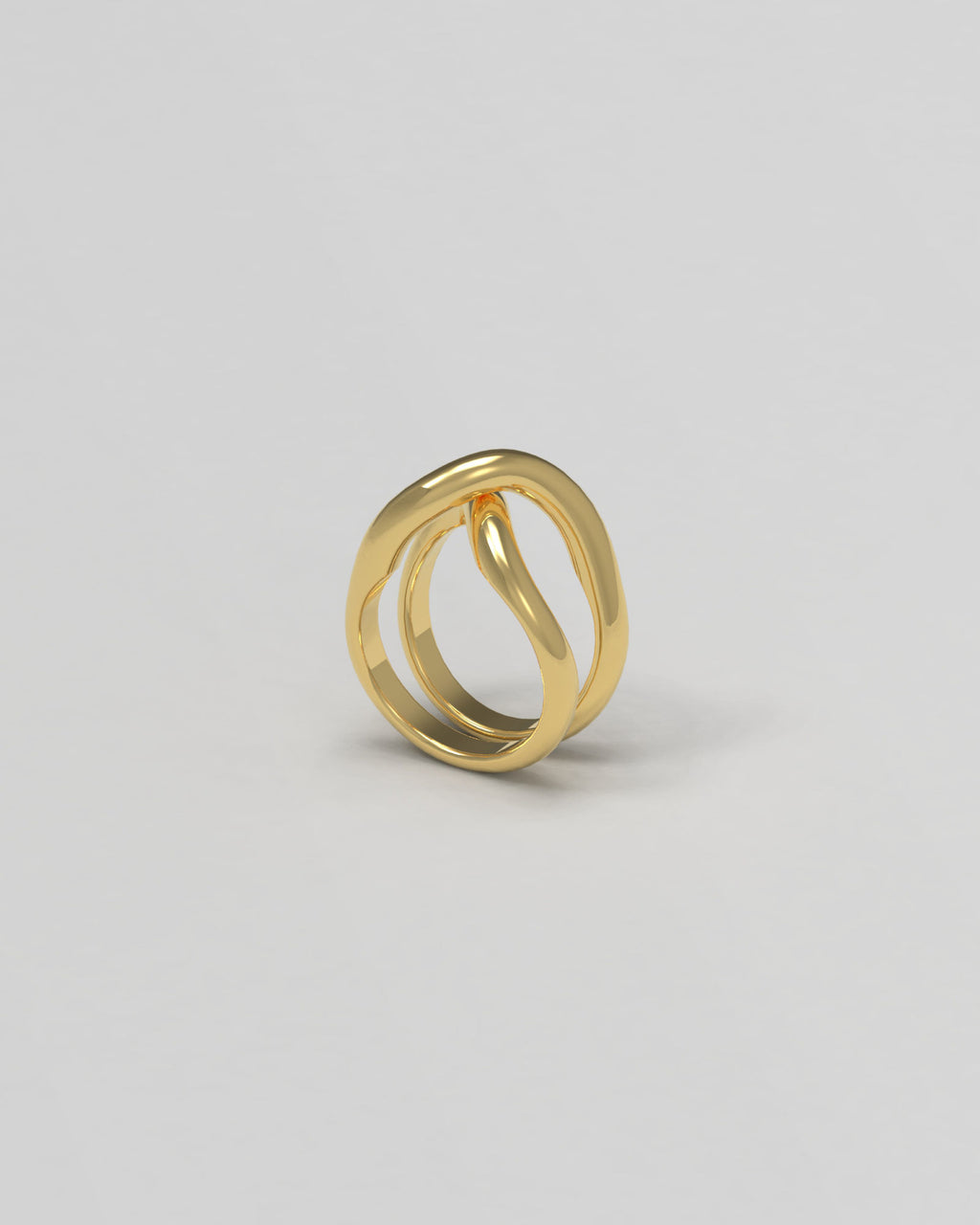 Thorn Double 18K Gold Ring