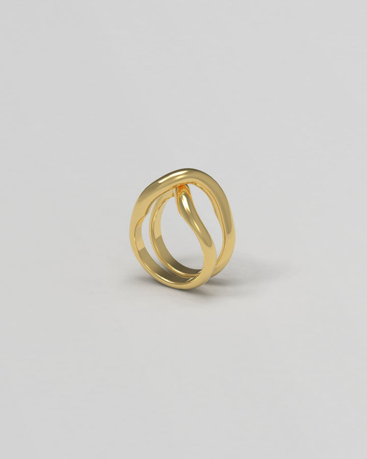 Thorn Double 18K Gold Ring