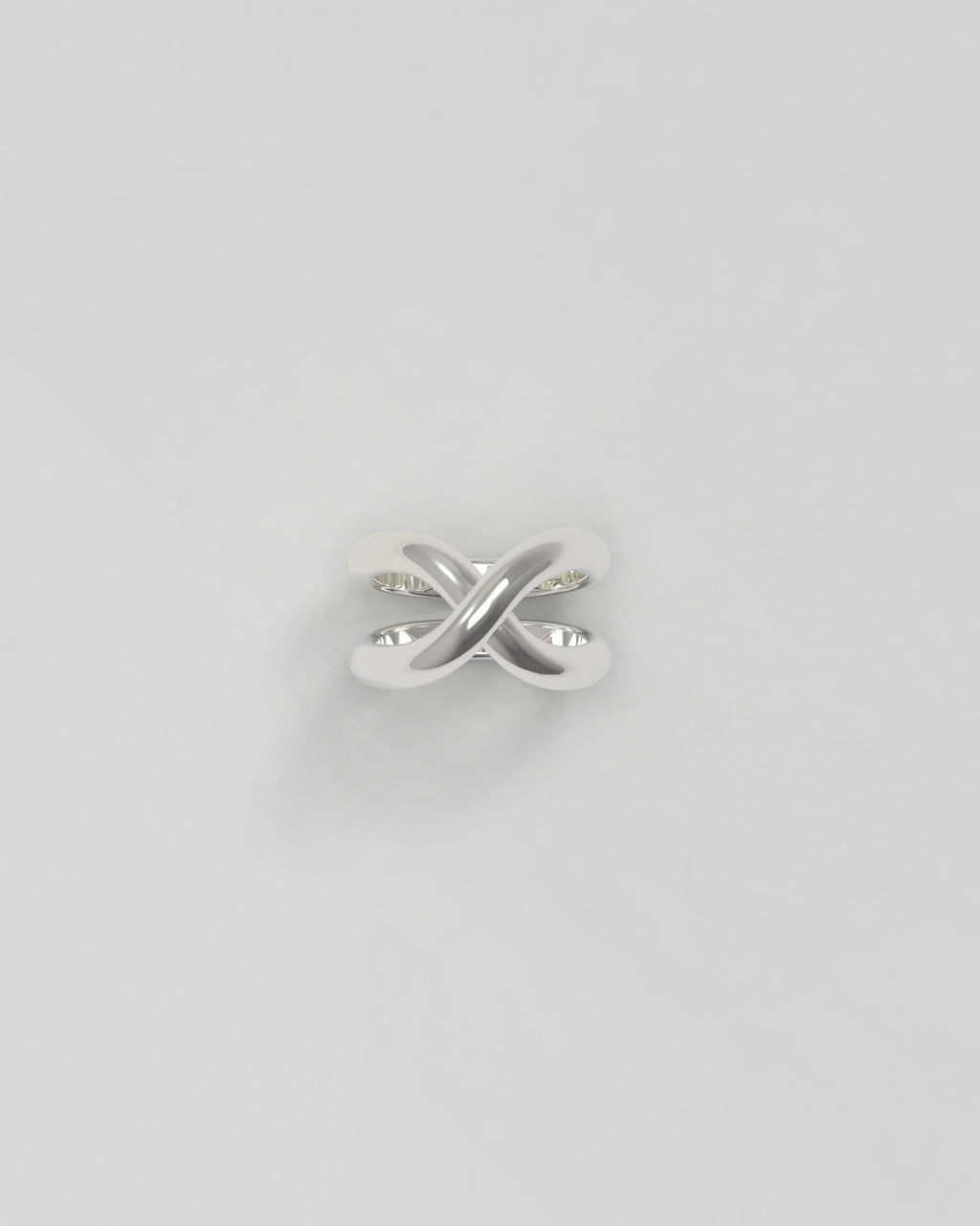 Thorn Double Silver Ring