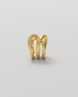 Thorn Triple Pave 18K Gold Ring w. Diamonds