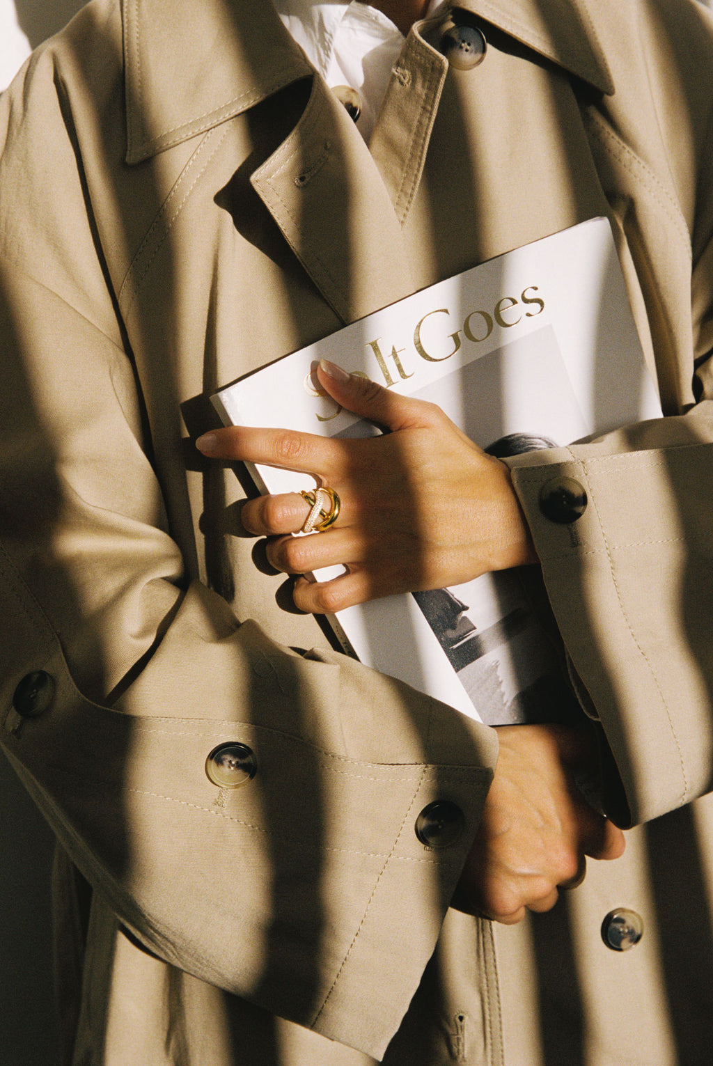 Thorn Triple Pave 18K Gold Ring w. Diamonds