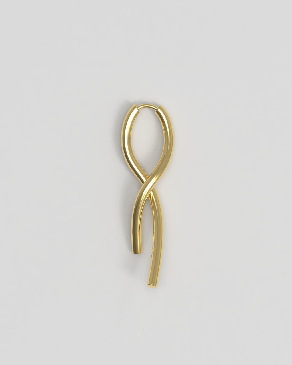 Twist 18K Guld Ørering