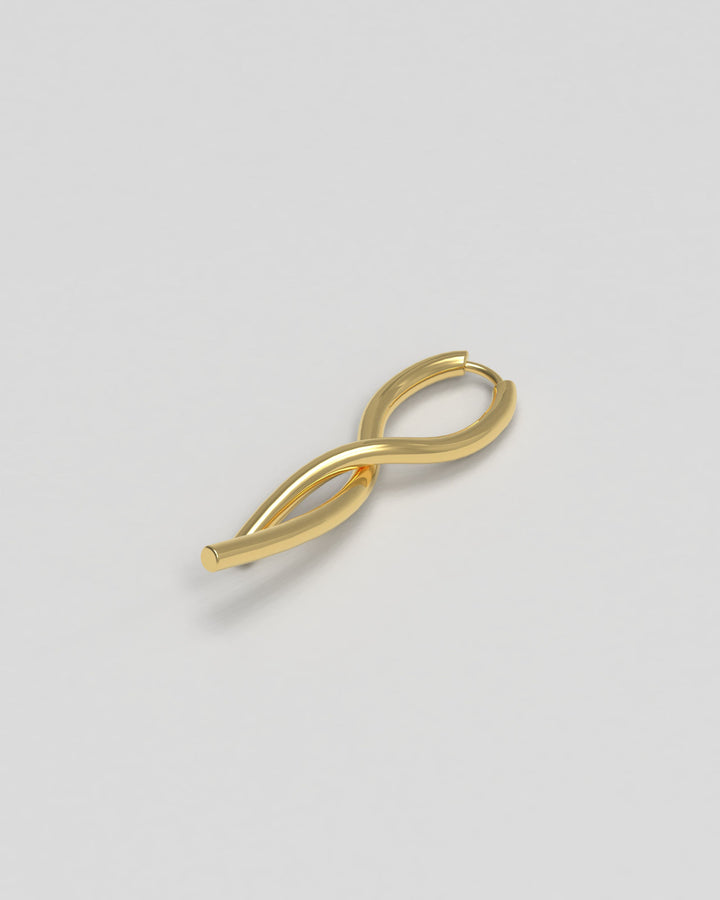 Twist Goldohrring aus 18K
