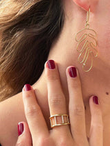Matisse 18K Rosegold Earrings w. Diamonds