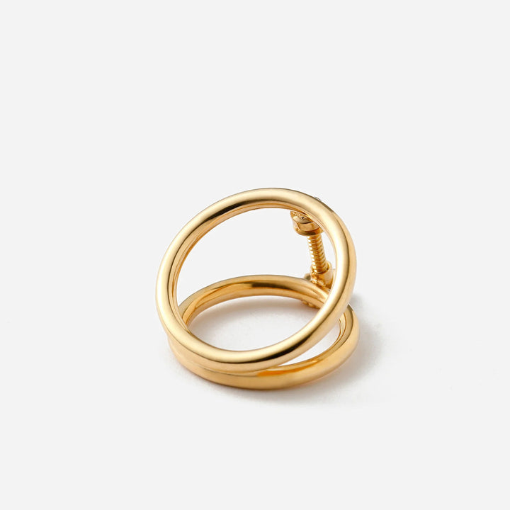 Clip Thick S Forgyldte Søæv Ørering