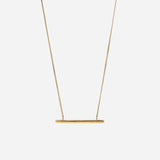 Dent Beside 10K Gold Necklace