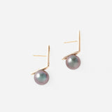 Dent Short 18K & 10K Gold Earring w. Pearls