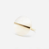 Slice 10K Gold Ring w. Pearl