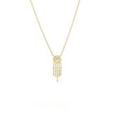 Julia 14K Gold Necklace w. Diamonds